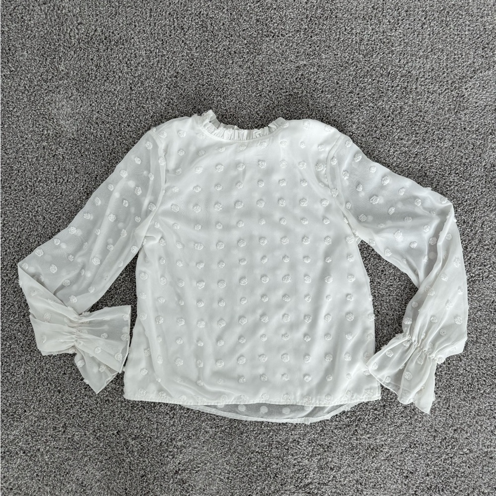 White Sheer Blouse